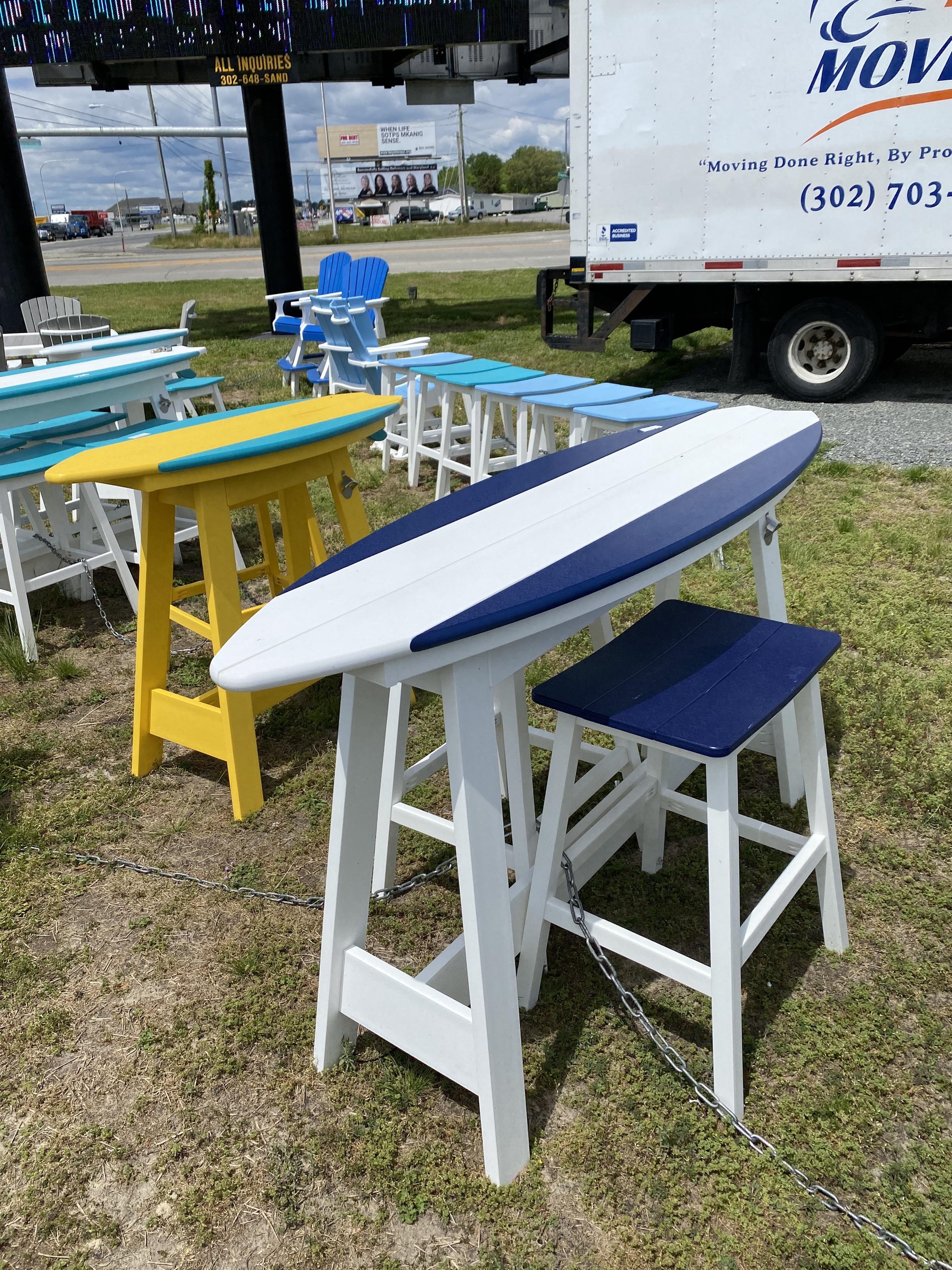 Surf-Aira 8' Surfboard Table | Green Acres Outdoor Living